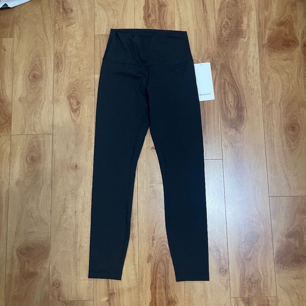 Lululemon Women Wunder Train HR Tight 25" Sz 6 Black New With Tag